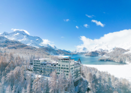 Waldhaus Sils Aussenansicht Winter 0856 Foto Steve Hadorn